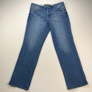 Democracy Women's Straight Leg Jeans - Medium Blue Wash
